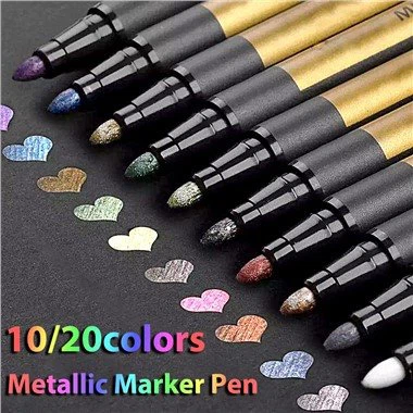 Metallisk Permanent Marker Pen