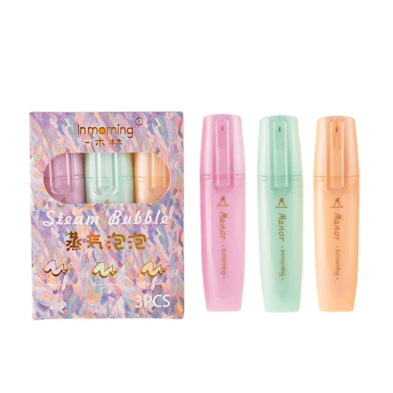 3 farver sæt metallisk highlighter sæt