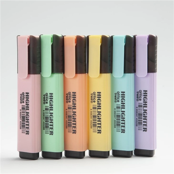 Highlighter Pen Cream Colors Mejselspids