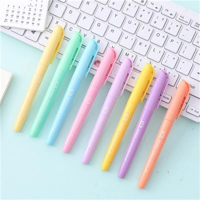 8-pak vintage farver mejselspids highlightere